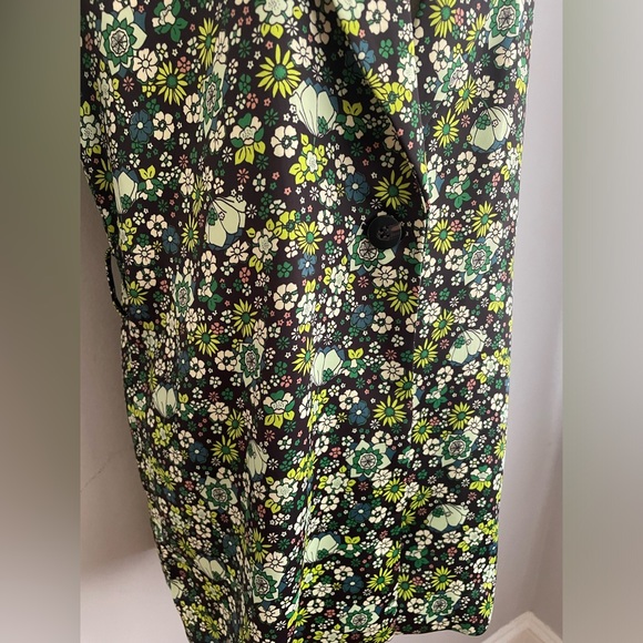 Scotch & Soda Amsterdam Floral Blazer Jacket Relaxed Fit Green Sz M - Picture 4 of 15